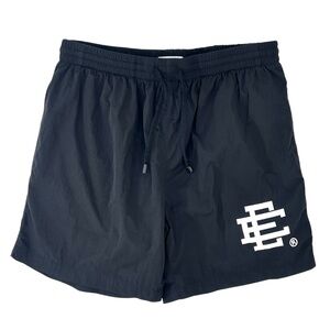 Eric Emanuel x Everest Isles EE Swim Trunks - Black 6" Inseam Swim Shorts sz M